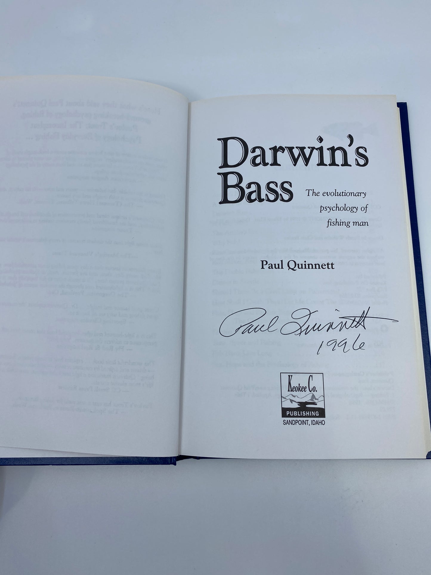 Darwin's Bass: The Evolutionary Psychology of Fishing Man