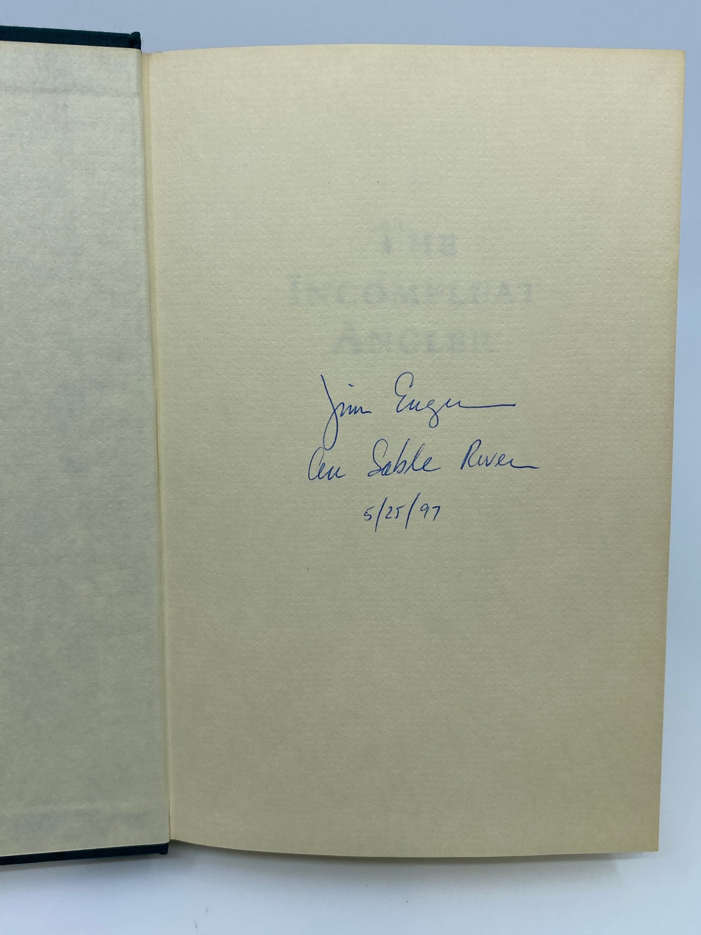 The Incompleat Angler - Signed