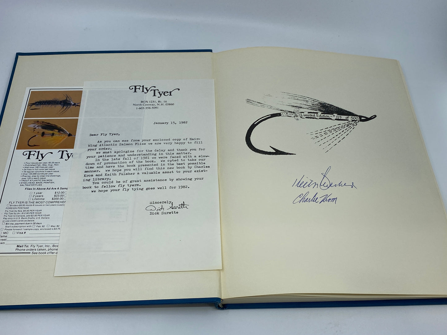Hair-Wing Atlantic Salmon Flies - Signed