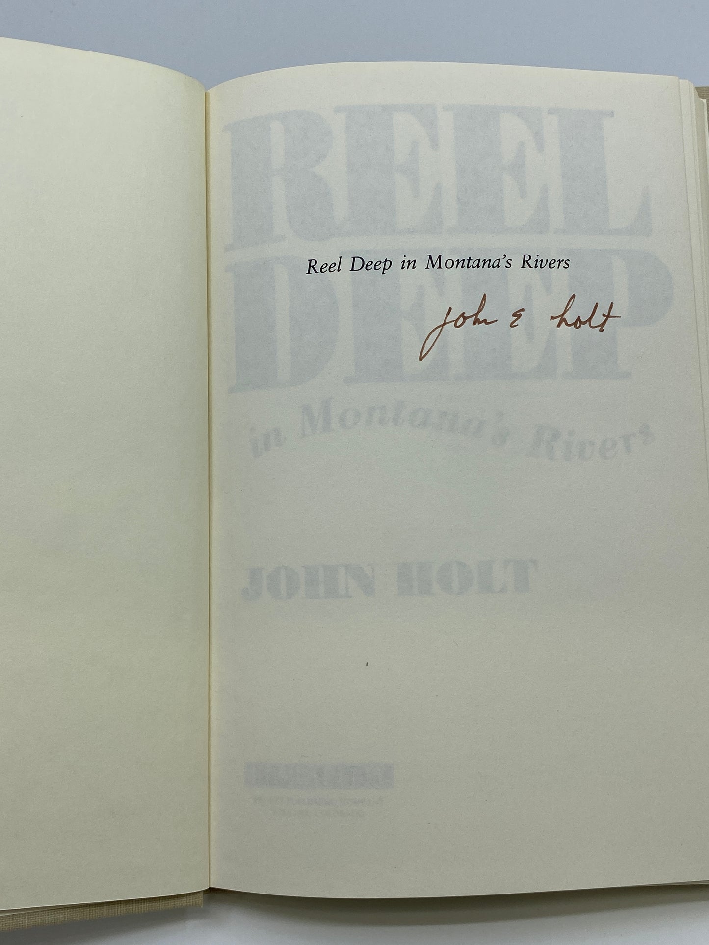 Reel Deep in Montana's Rivers - Signed