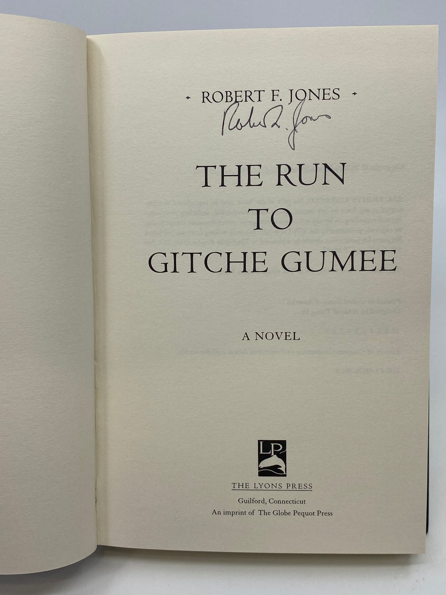 The Run to Gitche Gumee - Signed