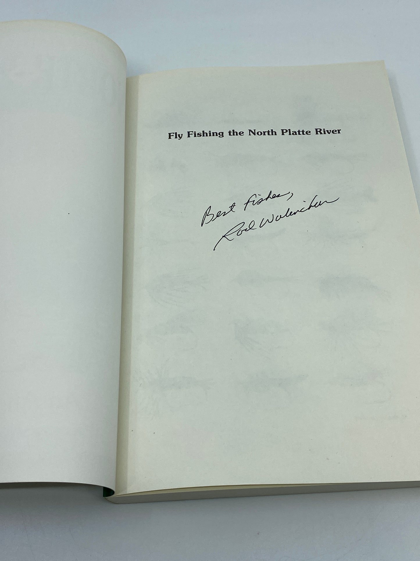 Fly Fishing the North Platte River - Signed