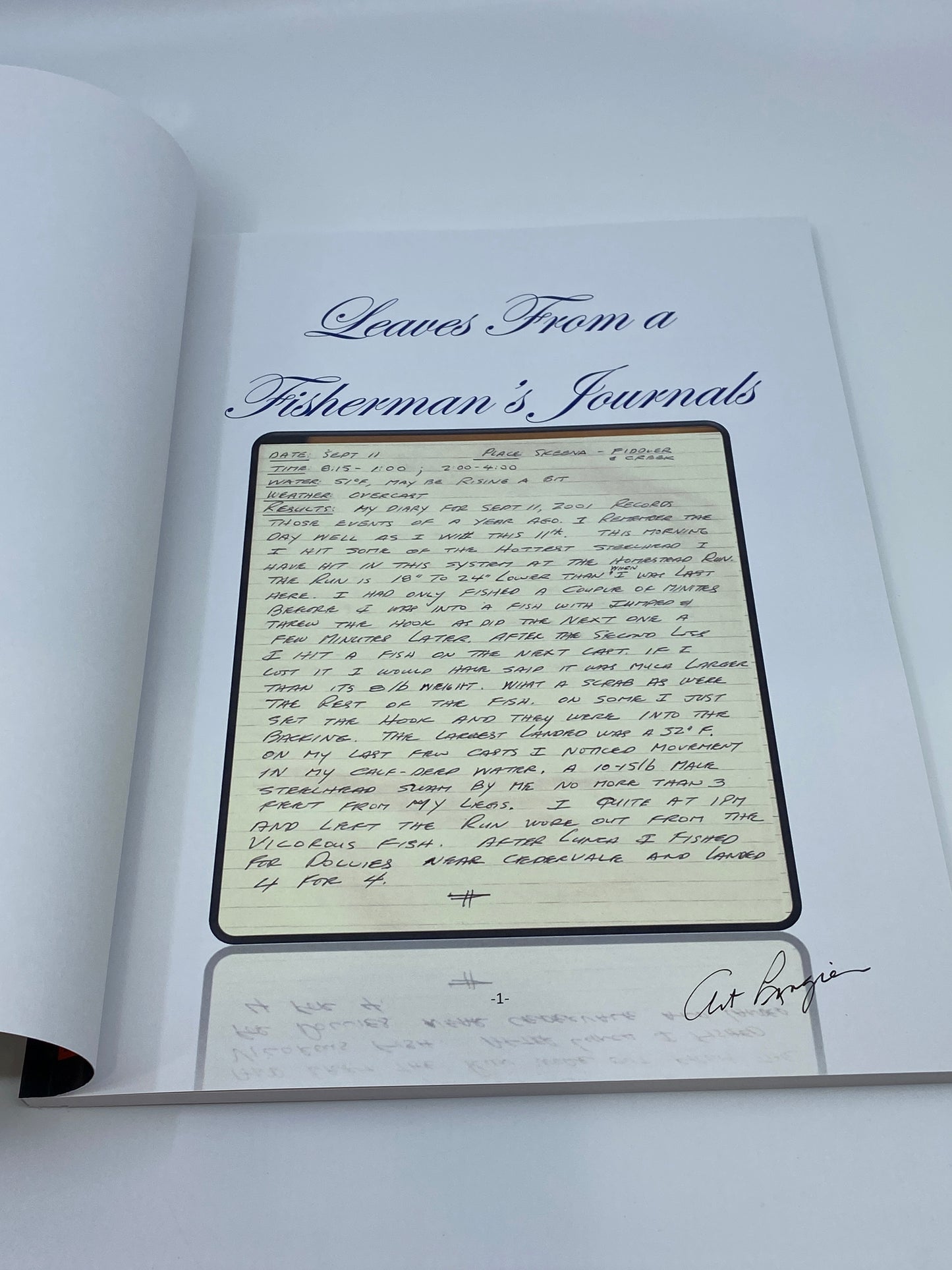 Leaves from a Fisherman's Journals - Signed