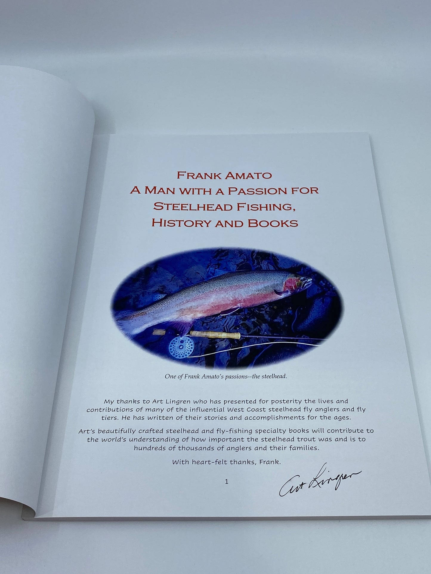 Frank Amato—A Man with a Passion for Steelhead Fishing, History and Books