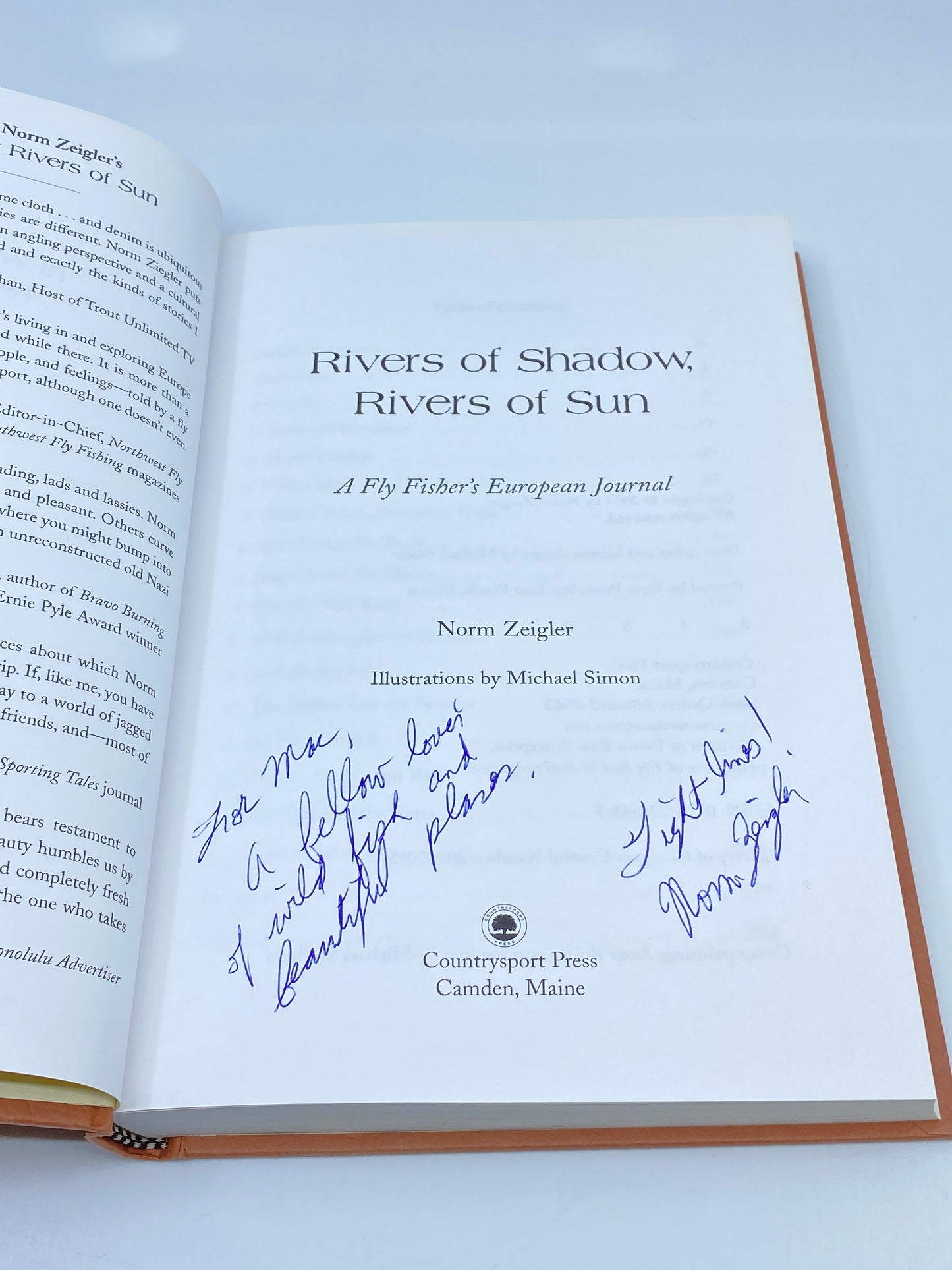 Rivers of Shadow, Rivers of Sun: A Fly-Fisher's European Journal - Signed