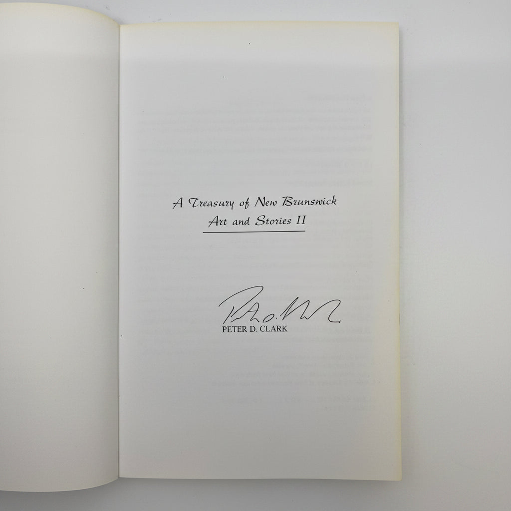 A Treasury of New Brunswick Art and Stories II (Ssigned)
