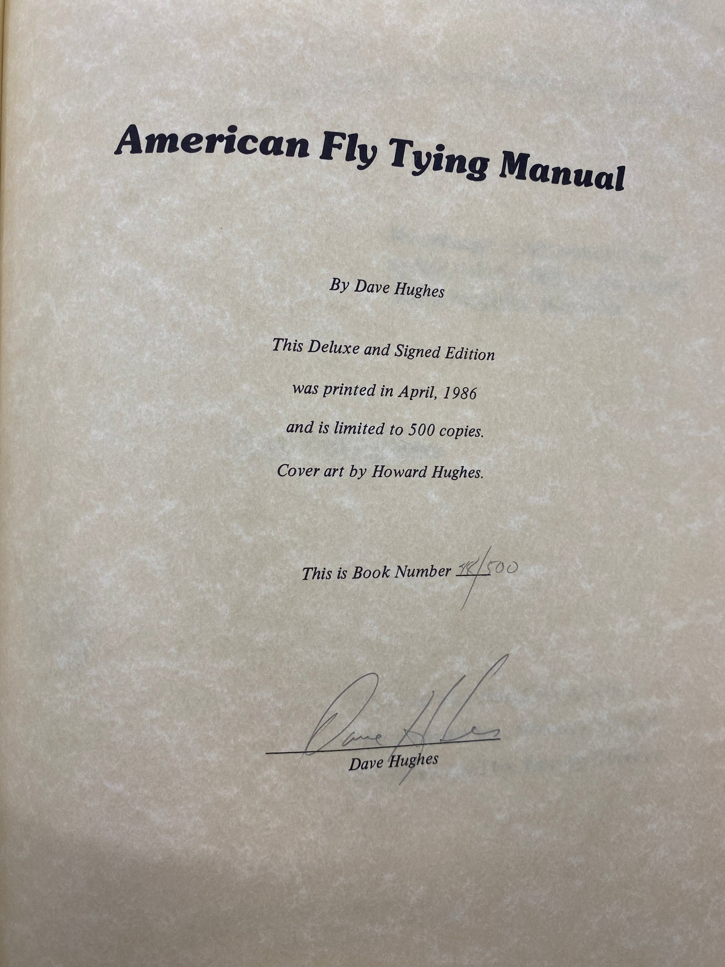 American Nymph Fly Tying Manual (Limited Signed Edition)