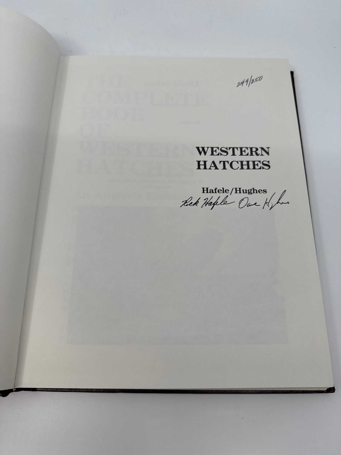 The Complete Book of Western Hatches - Signed