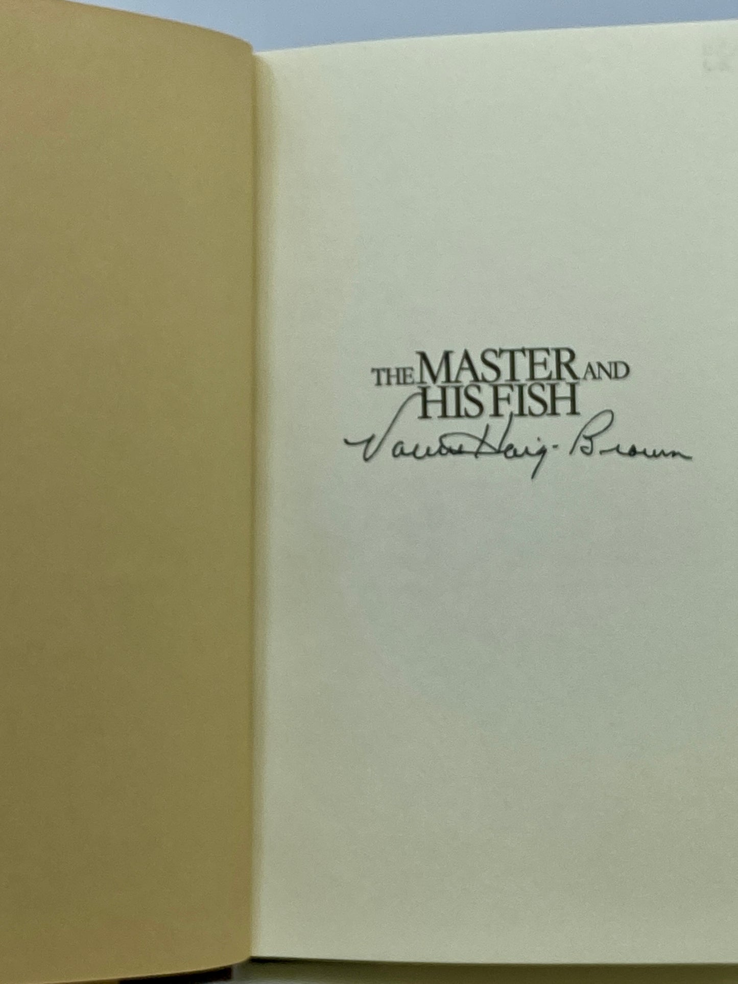 The Master And His Fish - Signed