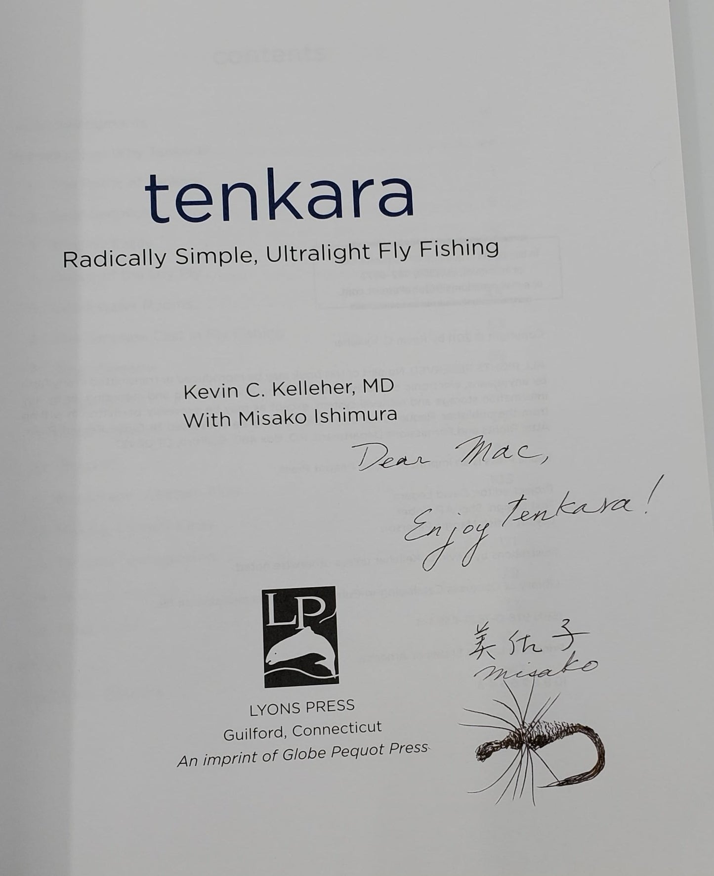 tenkara: Radically Simple, Ultralight Fly Fishing (Signed)