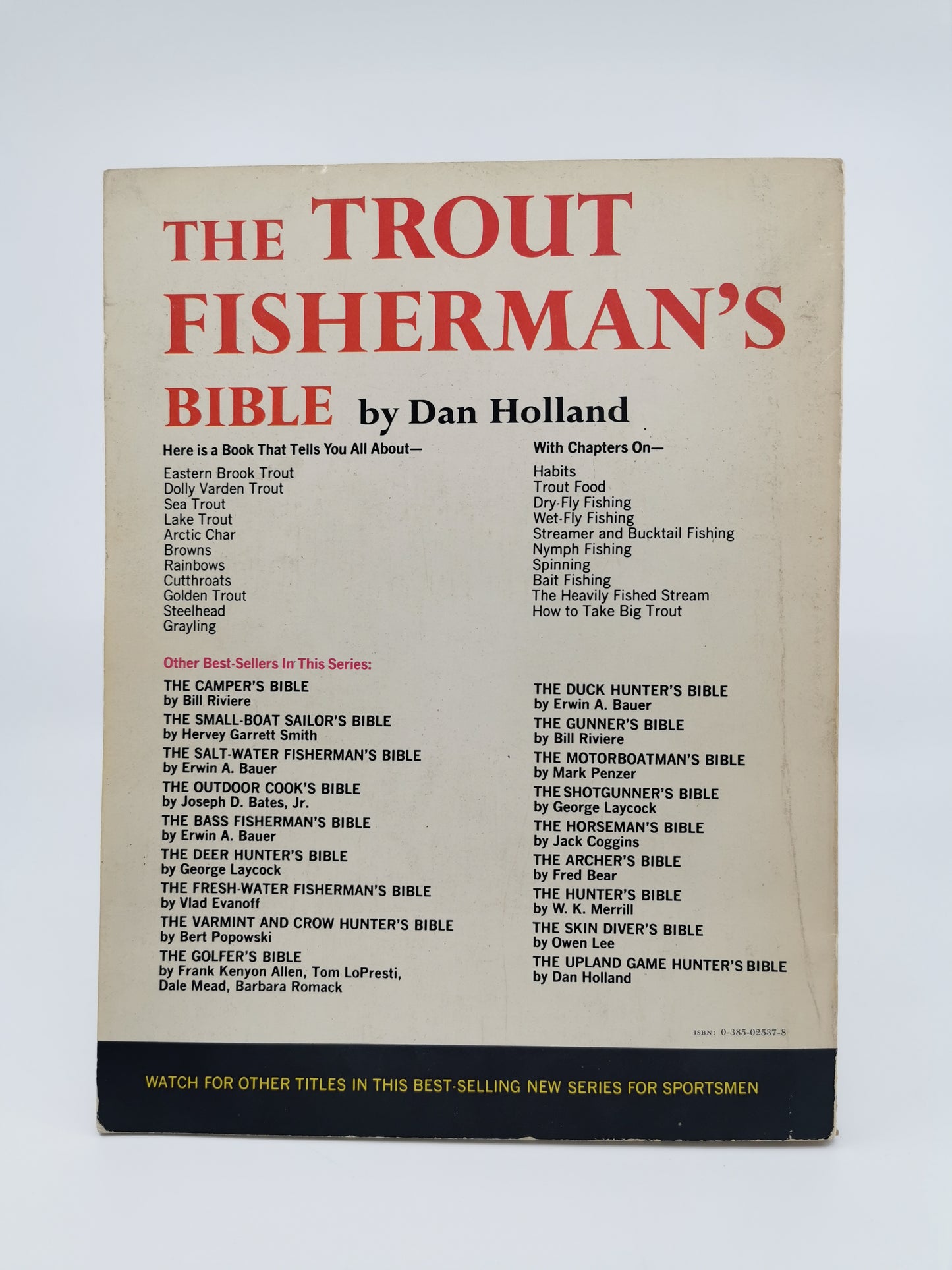 The Trout Fisherman's Bible - loose pages