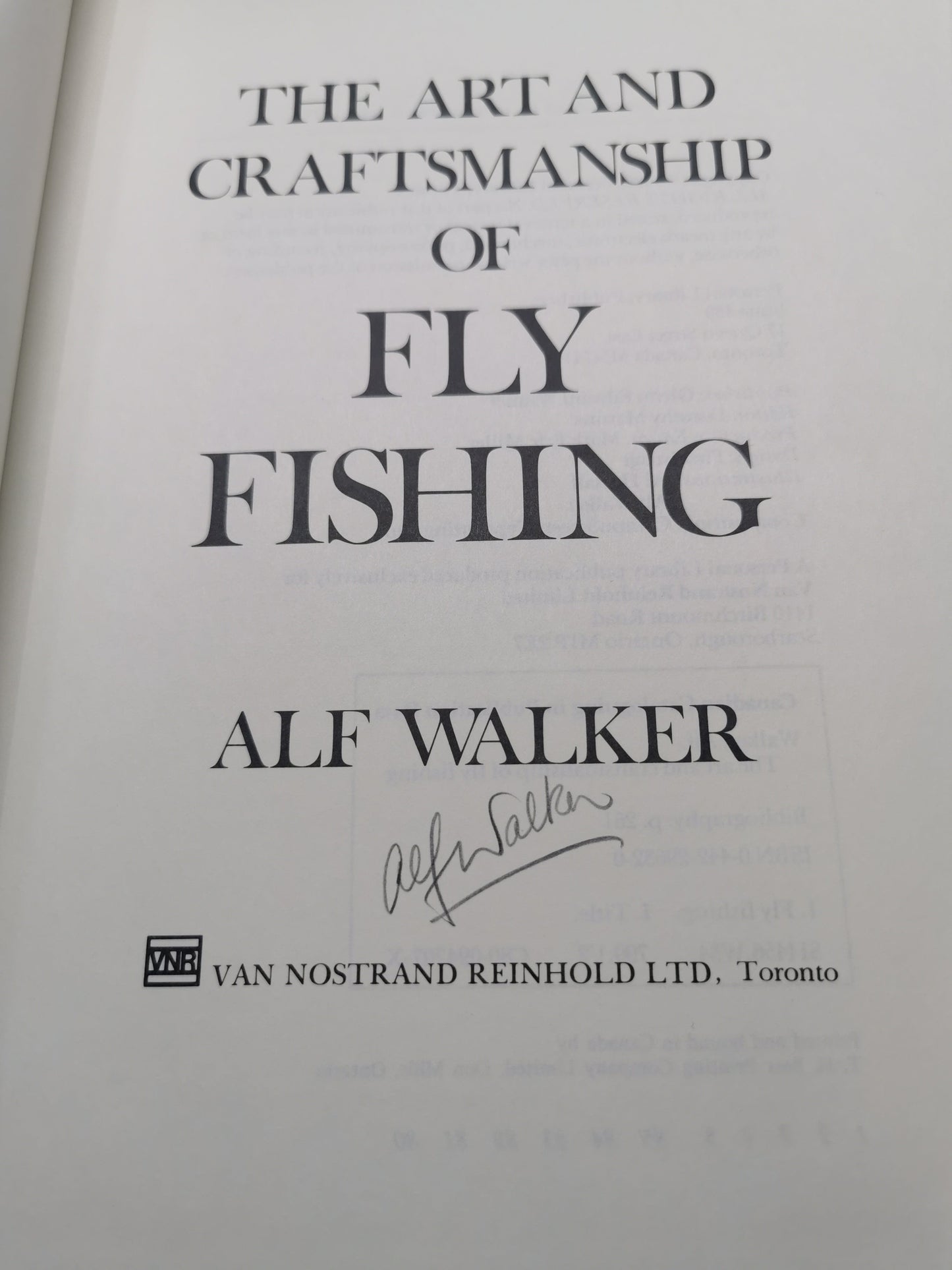 The Art and Craftsmanship of Fly Fishing - Signed Copy
