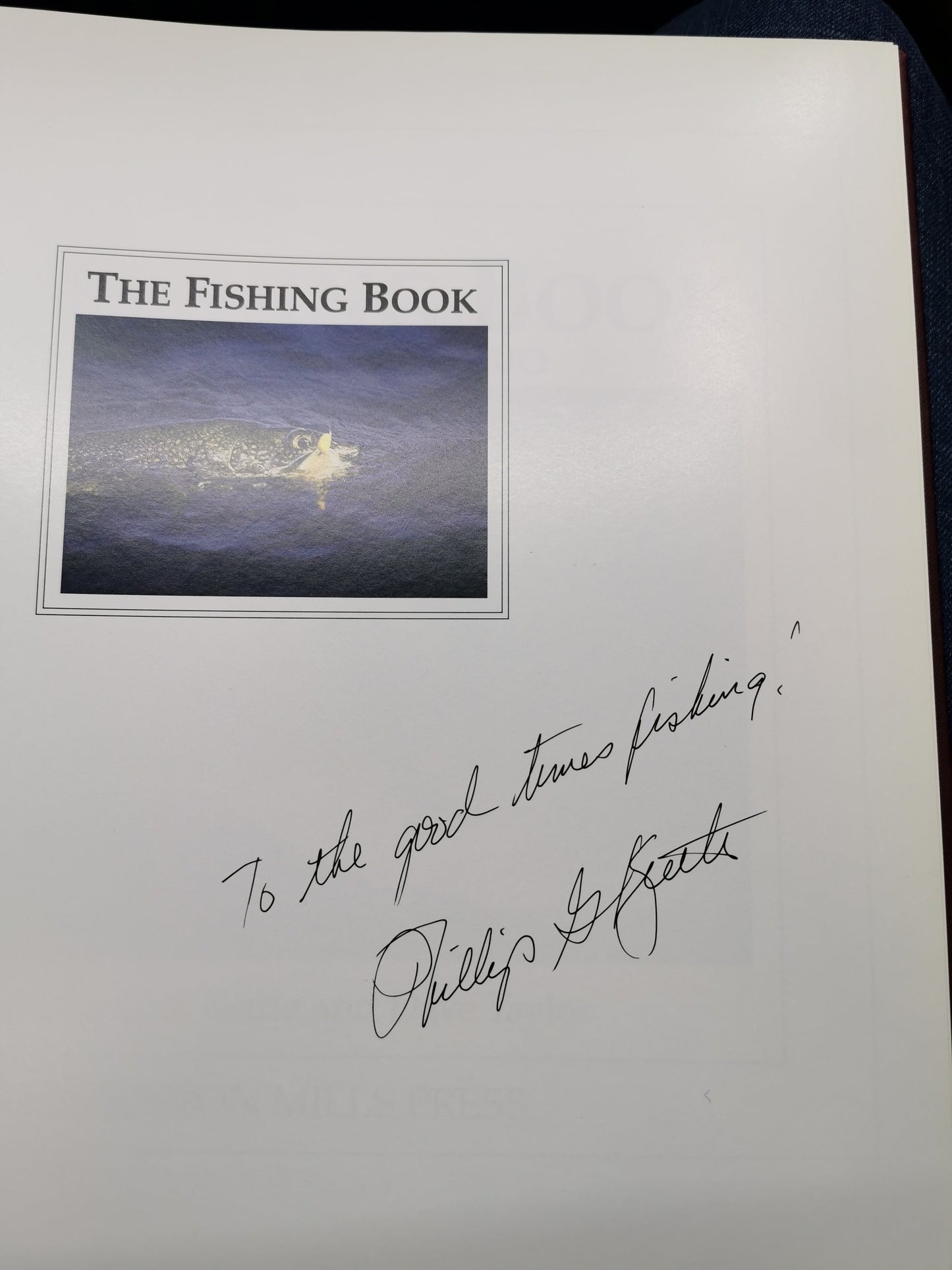 The Fishing Book: Sportfishing in Ontario - Signed by Editor
