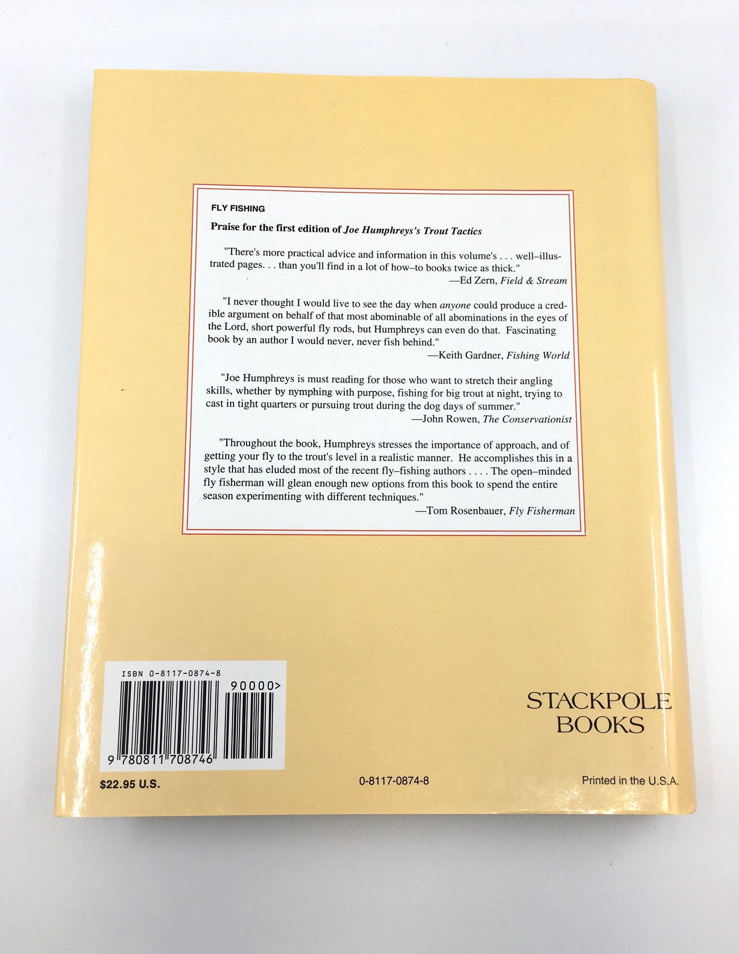 Joe Humphrey's Trout Tactics, Updated and Expanded (Signed)