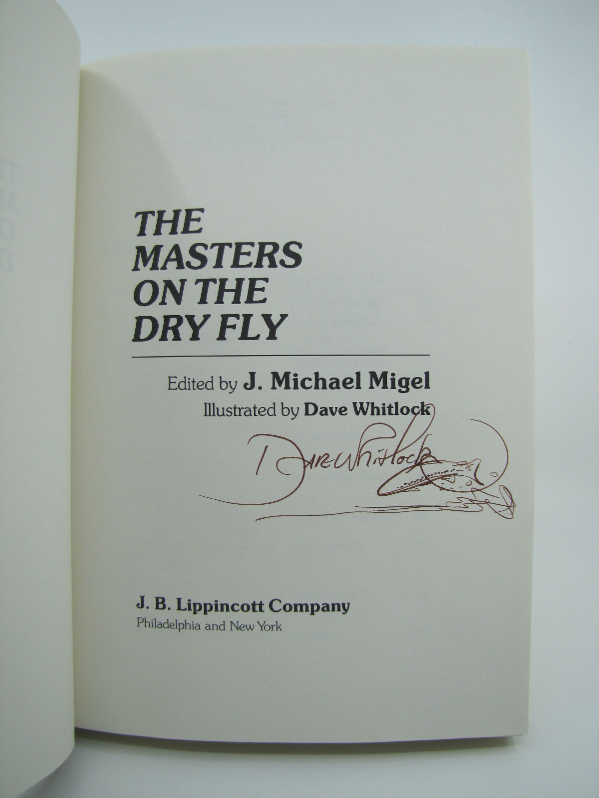 The Masters on the Dry Fly - Signed by Illustrator