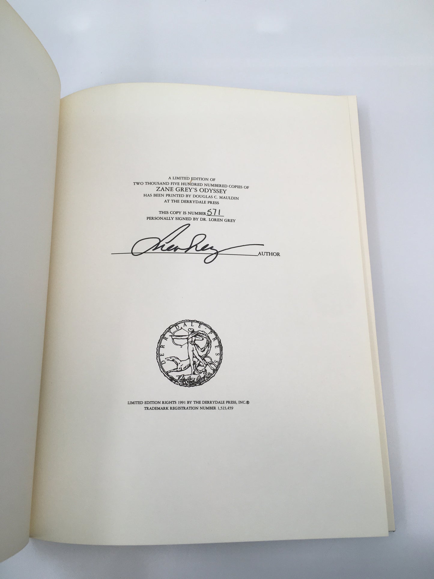 Zane Grey's Odyssey