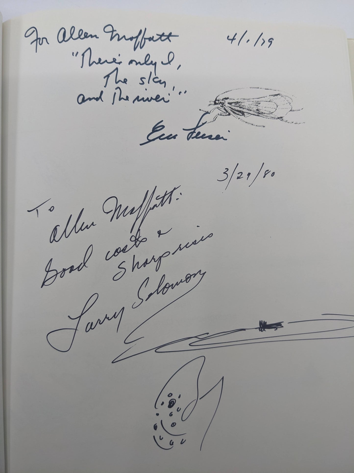 The Caddis and The Angler - Signed by Author
