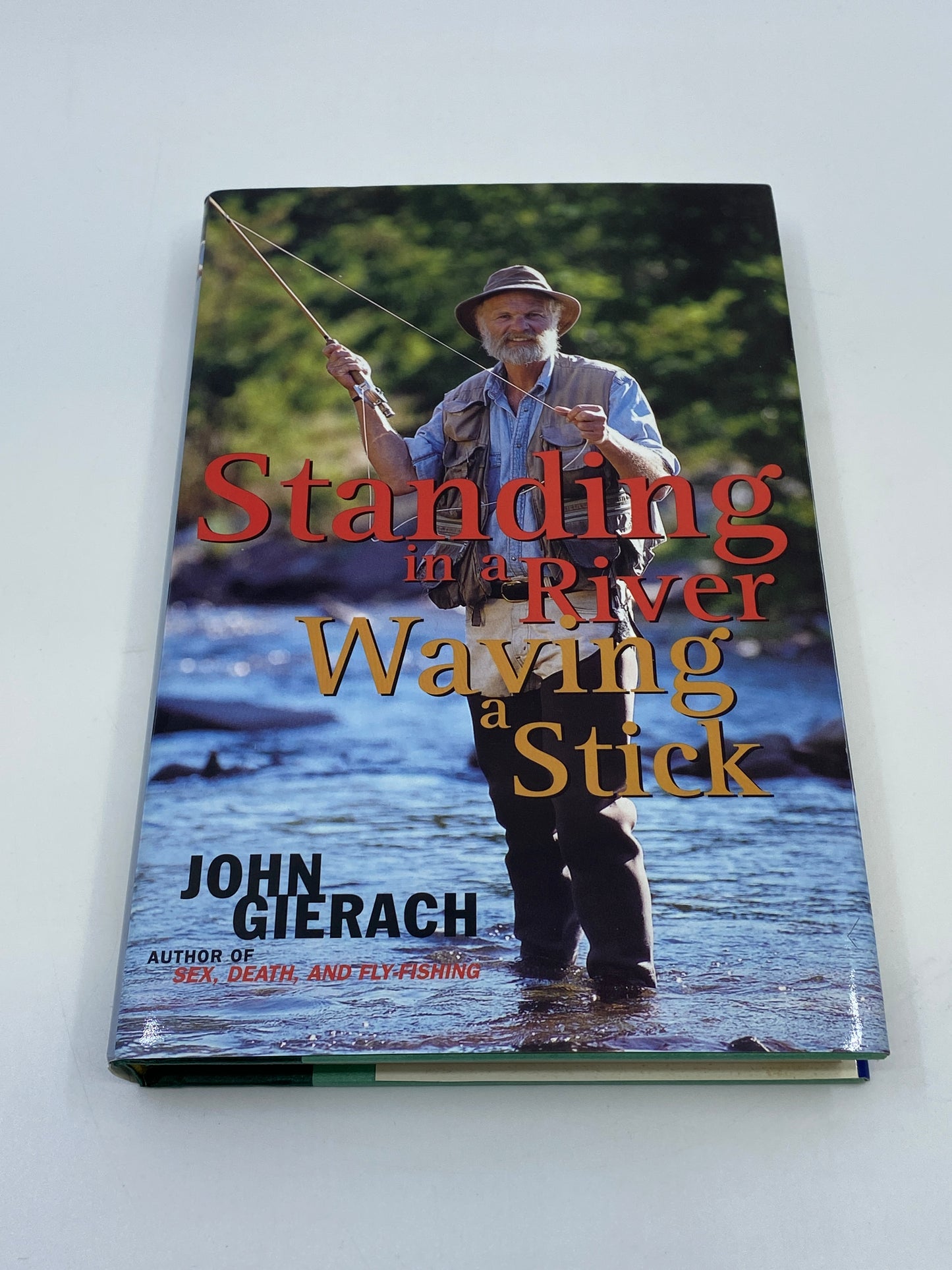 Standing in a River Waving a Stick - Signed