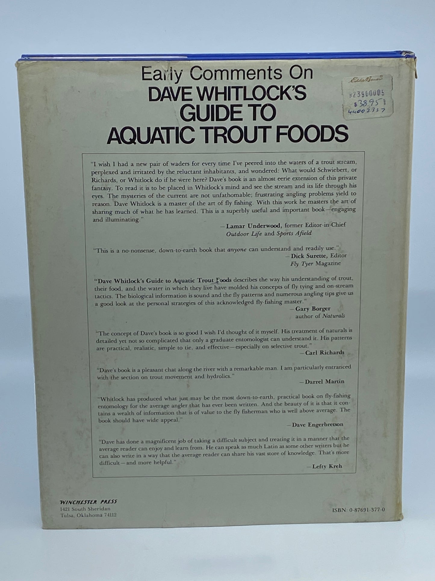 Dave Whitlock's Guide to Aquatic Trout Foods