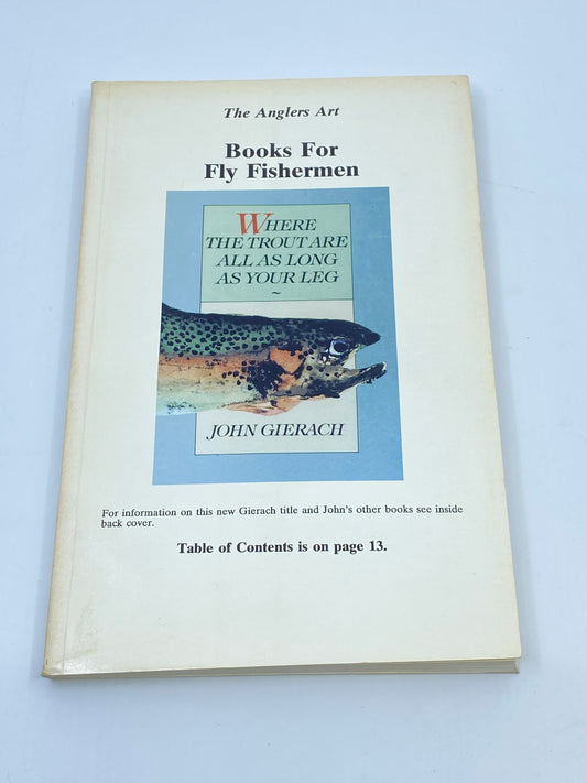 The Angler's Art Catalog of Books for Fly FlyFishermen