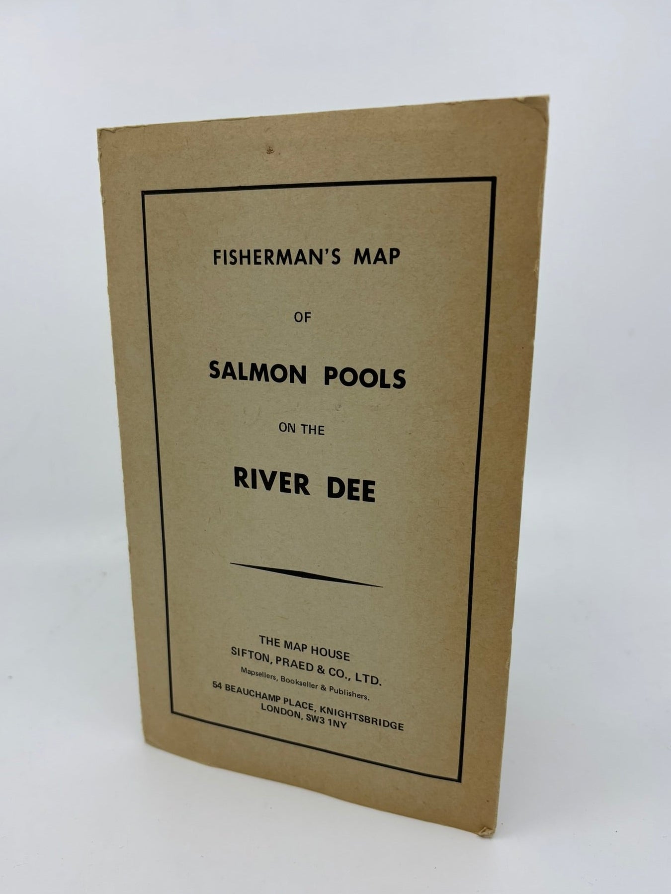 Fisherman's Map of Salmon Pools on the River Dee