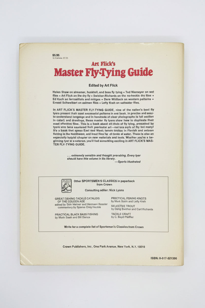 Art Flick's Master Fly Tying Guide