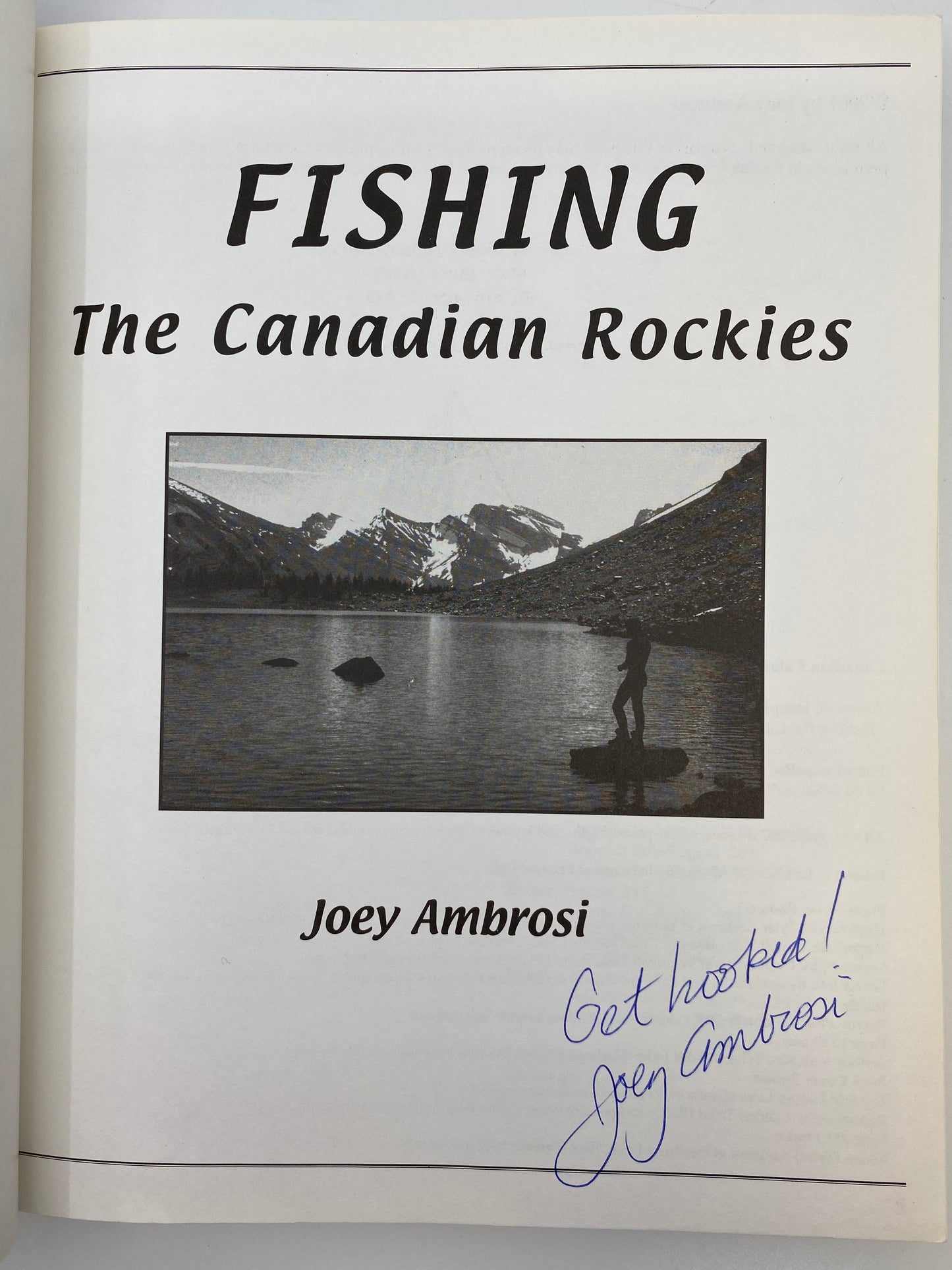 Fishing The Canadian Rockies (Signed)