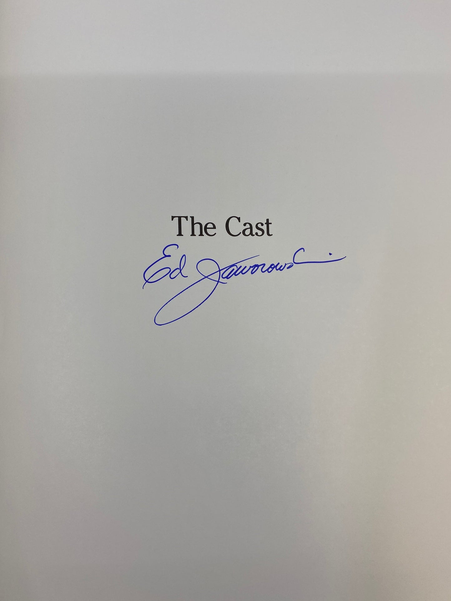 The Cast (Signed)