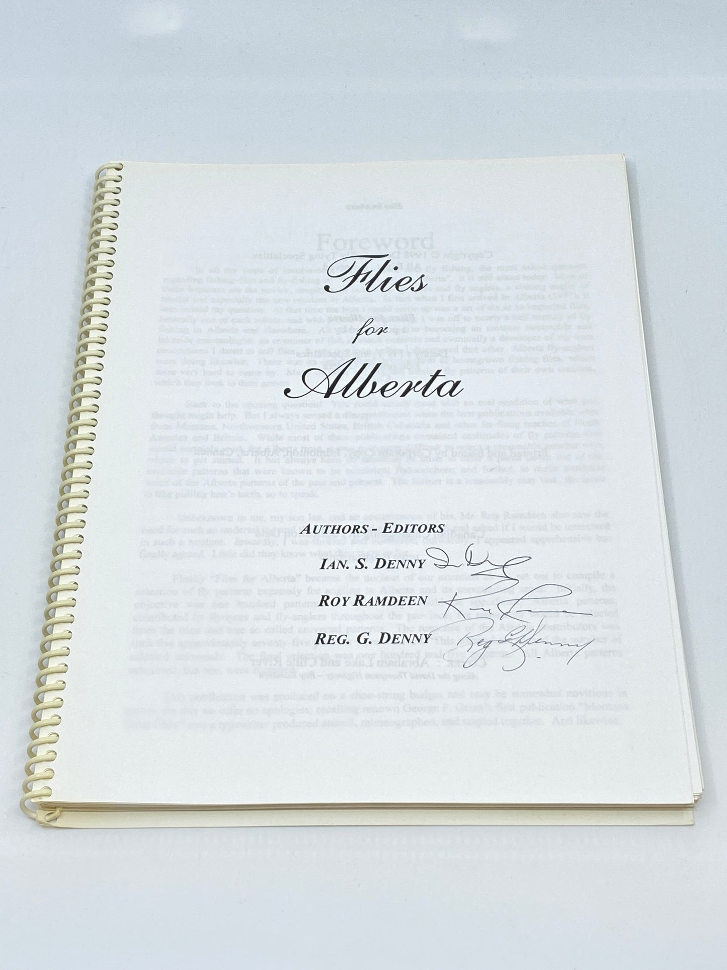 Flies for Alberta (Signed)
