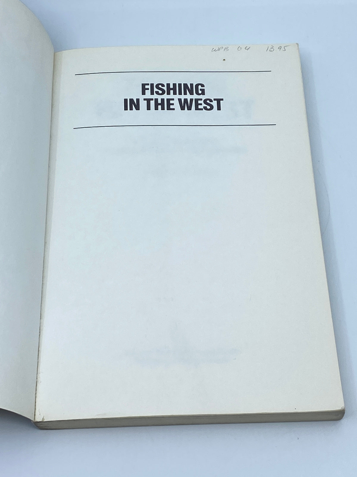 Fishing in the West