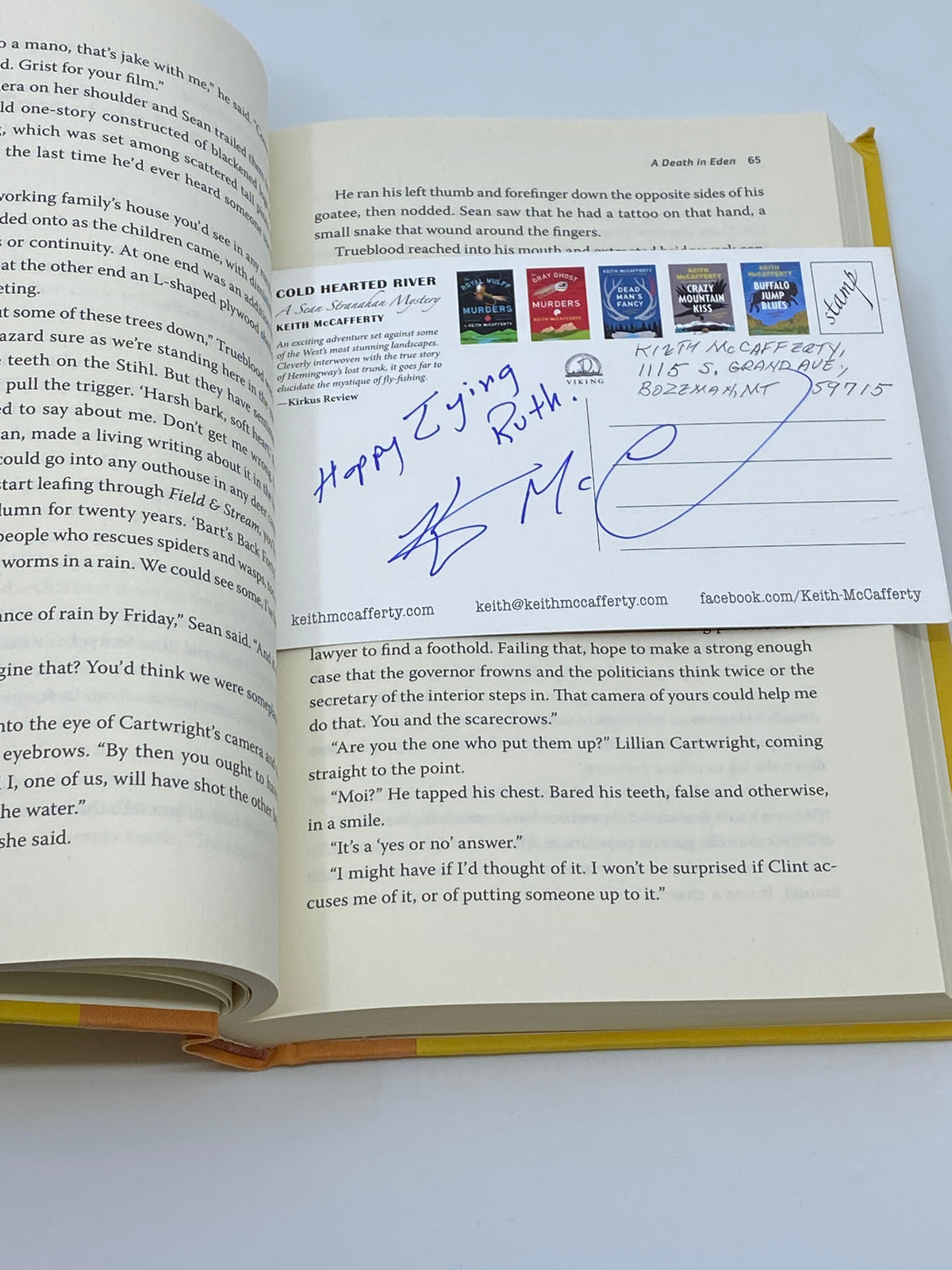 A Death in Eden - SIGNED