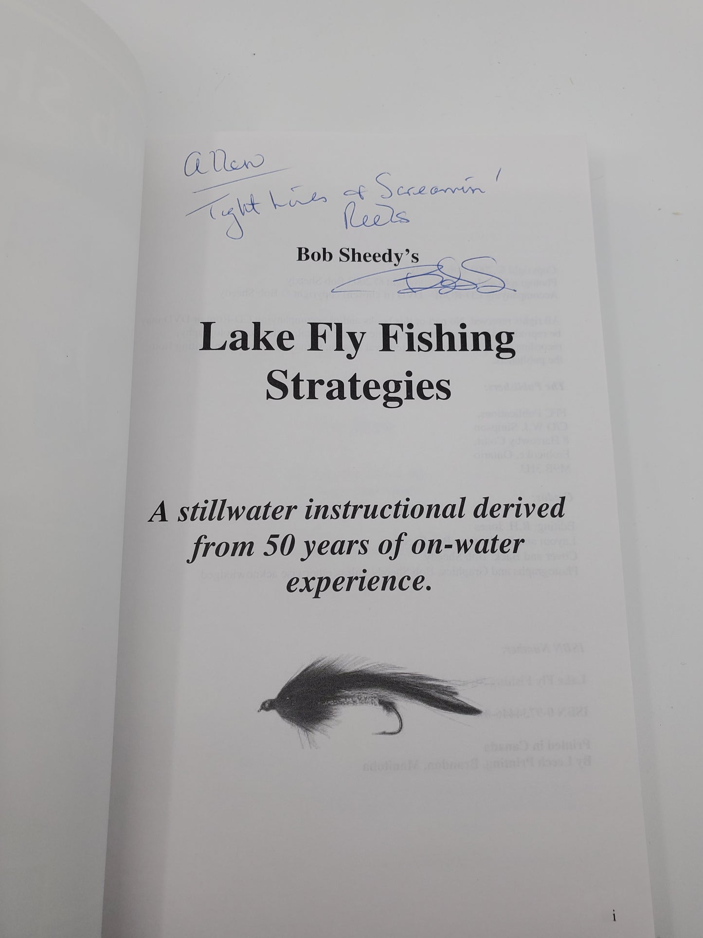 Lake Fly Fishing Strategies - SIGNED