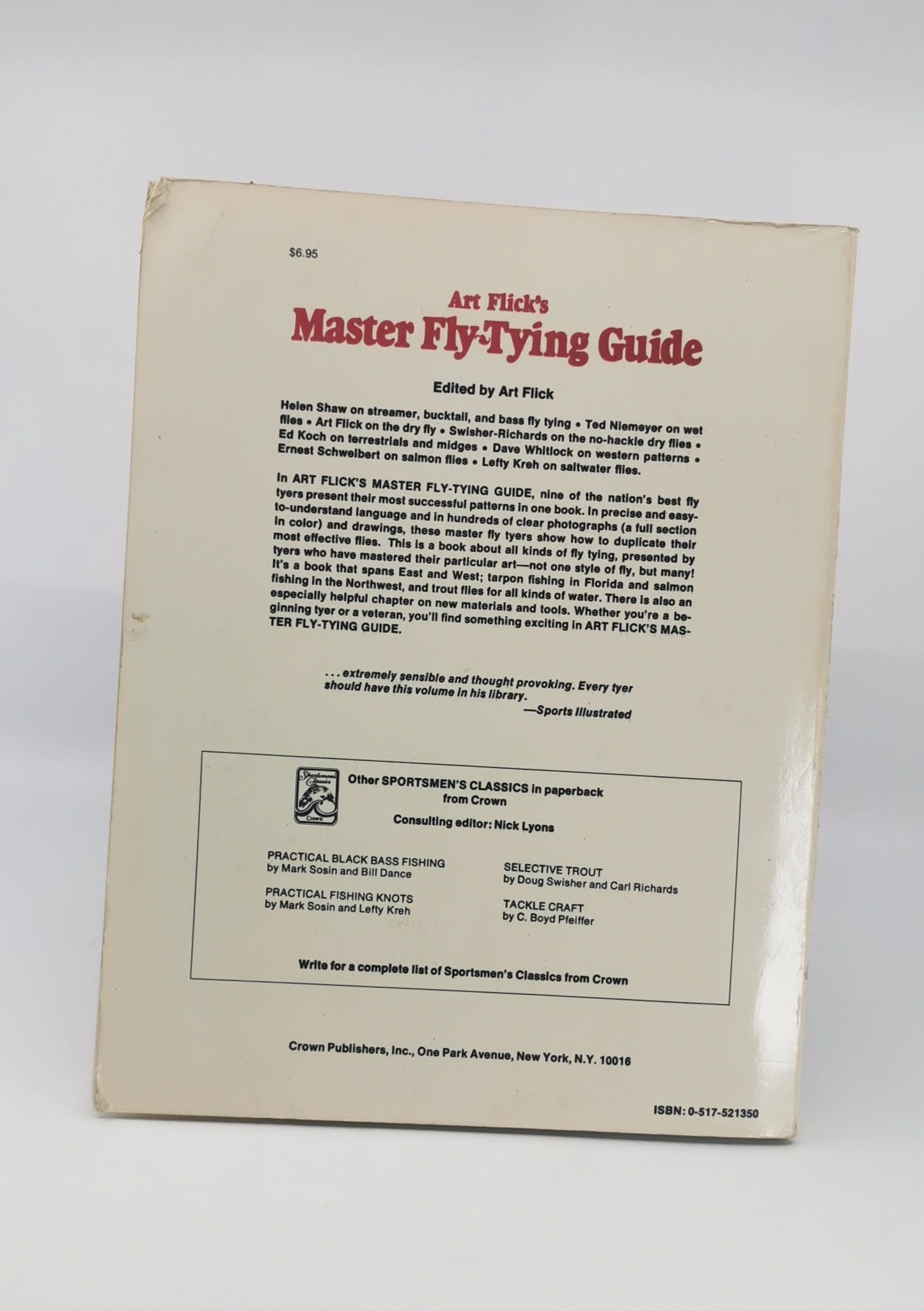 Art Flick's Master Fly Tying Guide