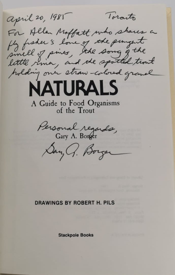 Naturals: A Guide to Food Organisms of the Trout - Signed Copy