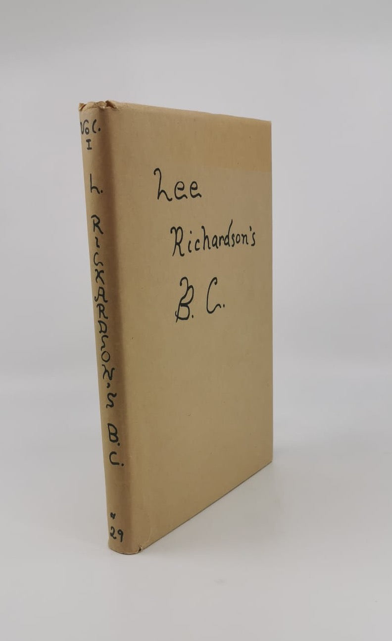 Lee Richardson's B.C. Volume 1